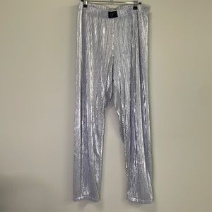 Victoria's Secret Silver Plisse Sleep Pant Jogger
